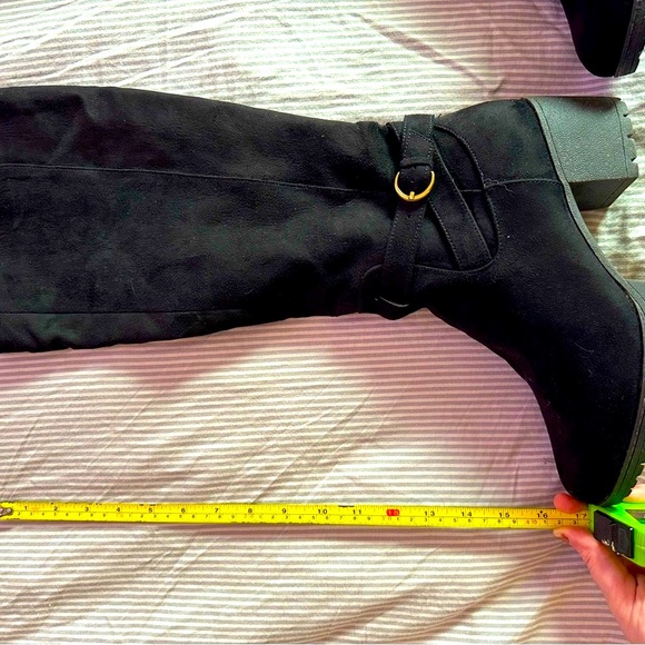 ⭐️NWOT DR.SCHOOL’S KNEE-HIGH BOOTS, Sz. 10, Vegan Suede🌻, Stunning! 😍 - Picture 10 of 15